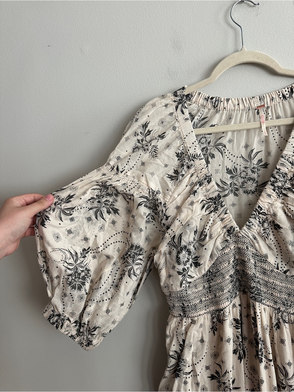 Free People Golden Hour Maxi Dress - Ivory Multi Floral - Picture 9 of 12